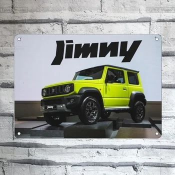 Metal Tin Tegn Plakat Væggen Plak Klassiske 2019 Suzuki Jimny Grafisk Tin Tegn