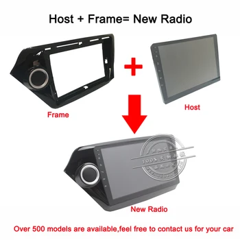 HACTIVOL 2 Din Bil Radio ansigt plade Ramme for JAC Forfine S3 2013-2016 Bil DVD-GPS-Afspiller panel dash mount kit til bil tilbehør