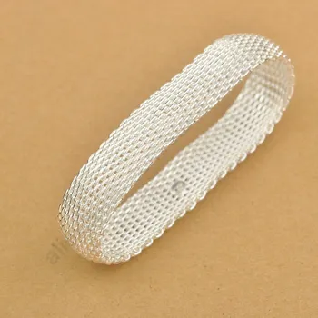 Nye Mode Stil Bredt Armbånd Armbånd til Kvinder 925 Sterling Sølv 1,5 cm Bredde Top Kvalitet Smykker Armbånd Salg