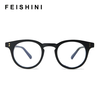 Feishini Computer Briller Stråler Stråling Gamin-Brillerne Plast Unisex Anti Blå Lys Briller Kvinder Oval Optisk