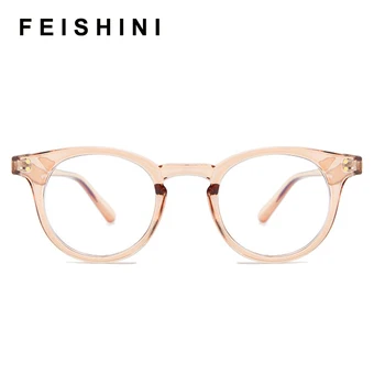 Feishini Computer Briller Stråler Stråling Gamin-Brillerne Plast Unisex Anti Blå Lys Briller Kvinder Oval Optisk