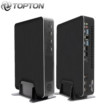 Topton Mini Gaming PC I7 8700 i5 9400F GTX1050TI 4G Nvidia GPU Win10 Pro Barebone Nettop Linux-Desktop-Computer WiFi 2*HDMI2.0
