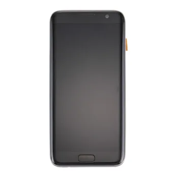 For Galaxy S7 Kant / G935A Oprindelige LCD-Skærmen og Digitizer Fulde Forsamling med Ramme & Opladning Port Board & Volume-Knappen