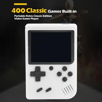 400 i 1 Retro Video Game Console Portatil Håndholdte 3,0 tommer farveskærm 8 Bit Lomme Spiller for Børn