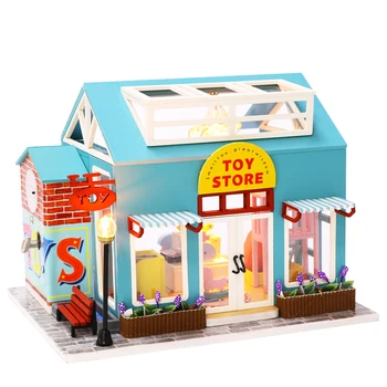 Miniature Model DIY Dukke Hus Præsenterer Håndlavet Legetøj For Voksne Og Børn Til Fødselsdag Og Jul