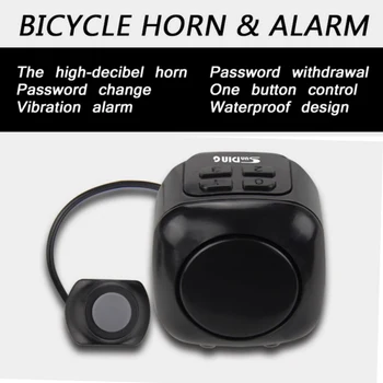 Cykel Alarm Anti-tyveri sikkerhed vandtæt Password-Kontrol Cykel Lås Cykler Horn Signalering