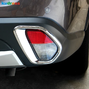 For Mitsubishi Outlander 2016-2020 ABS Chrome Bageste Bil Tåge Lys Dække Trim Hale Foglight Lampe Ramme Bil Udvendig Tilbehør