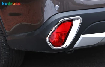 For Mitsubishi Outlander 2016-2020 ABS Chrome Bageste Bil Tåge Lys Dække Trim Hale Foglight Lampe Ramme Bil Udvendig Tilbehør