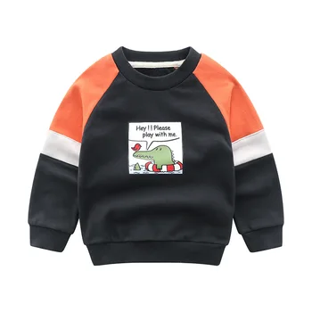Jchao Børn Sweatshirts Piger Drenge Tøj Tegnefilm krokodille print langærmet Bluse Toppe Sweater Skjorte børnetøj 2-8 Y