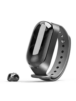 Rondaful 2-i-1 Smart Armbånd Trådløse Bluetooth Headset Combo Musik Armbånd Øretelefon Sport Smart Armbånd Bluetooth-Headset