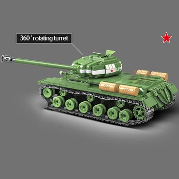 1068PCS Militære Rusland ER-2M Tunge Tank byggesten Militære Blokke Technic Tank Soldier Tal Våben dele Mursten Legetøj