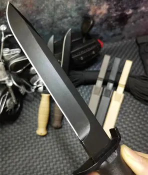 MANCROZ 8Cr13Mov faste blade overlevelse taktiske Lige kniv PP håndtag camping knive EDC værktøj