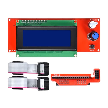 3D-Printer Kit Smart Dele RAMPER 1.4 Controller Kontrolpanelets LCD-2004-Modul Display Skærm Bundkort Blå Skærm
