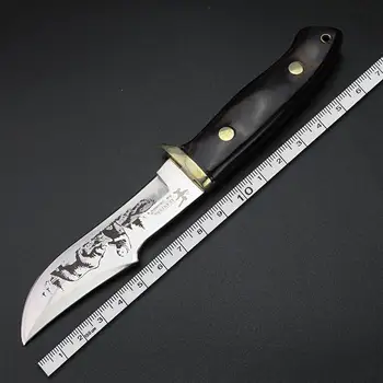 XUAN FENG Militære FIXED BLADE KNIFE for Offentlig Jagt Taktisk Kamp, Overlevelse Camping EDC Knive