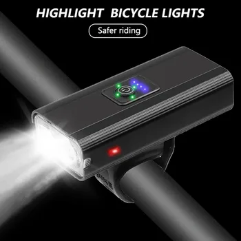 Cykel Lys USB-Genopladelige 800 Lumen 6-Tilstand Vandtæt Cykling Foran Lampen Forlygte Mountainbike-MTB Sikkerhed LED Lommelygte