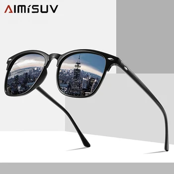 AIMISUV Vintage Semi-Uindfattede Solbriller Til Mænd Luksus Brand Designer Retro Kvinders Solbriller Klassiske Briller Mandlige Oculos gafas