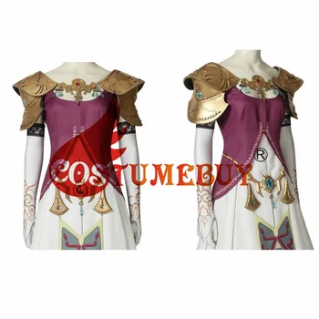 CostumeBuy Spil som The Legend of Zelda Twilight Princess Cosplay Kostume Hat Klovn Skulder Pauldrons Bælte Rekvisitter L920
