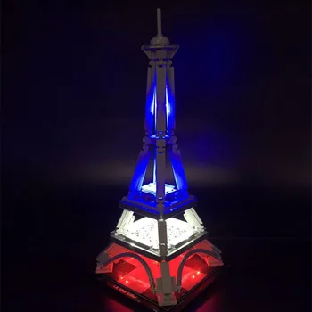 Led Lys Kit (Kun Lys Sæt) For Arkitektur Eiffeltårnet Lys, Der Er Kompatibelt Med 21019