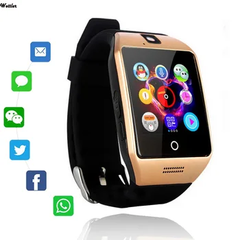 Smart Ur Med Kamera, Q18 Bluetooth Smartwatch SIM-TF Kort Slot Aktivitet, Fitness Tracker Sport Ur Til Android