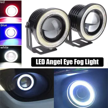 Angel Eye Lampe Angel Eyes Tåge Lys Universal Tåge Lys Forlygte LED 3,5 Inches Halo Ring Holdbar Angel Eye tågelys
