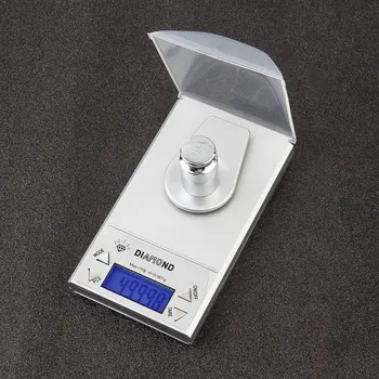 New Høj Præcision Kompakt og Bærbar Eksperiment 10/20/50G 0.001 g LCD-Lab Digitale Smykker Skala Urt Balance Vægt Gram