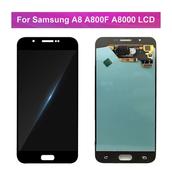 A8 Super AMOLED-For Samsung Galaxy A8 A800 LCD-Skærm Touch screen Digitizer Udskiftning af Dele Til A8000 A8000F Skærm