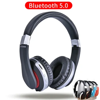 MH7 Trådløse Hovedtelefoner til en Bluetooth-Headset Sammenklappelig Stereo Gaming Hovedtelefoner Med Mikrofon Støtte TF Kort Til IPad, Mobiltelefon