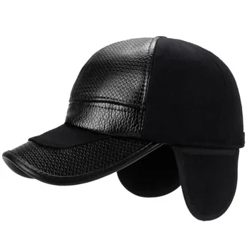 SHALUOTAOTAO Nye Mænd ' s fælles Landbrugspolitik, Vinter Mode Tykkere Termisk Baseball Caps høreværn Varm Justerbar Størrelse Mærker Sport Hat
