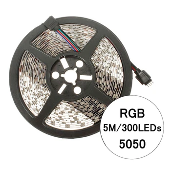 NYE LED Strip Light RGB 5050 Fleksible Bånd Fita RGB Led Lys Diode Bånd 5 M/10M Ikke-Vandtæt og 24Key Fjernbetjening