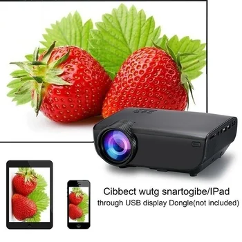 1080P 3D, 4K-HD LED-Projektor Hjem Teater, Biograf til Android/IOS JR Tilbud