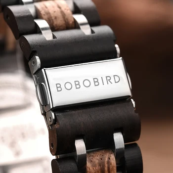 BOBOBIRD Se Mænd Armbåndsure Til Mand 2020 Chronograph Stopur, Auto Dato Quartz Armbåndsur Træ-Ure Træ-Box