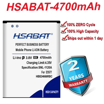 HSABAT 4700mAh Oprindelige Mobiltelefon Udskiftning HB824666RBC Batteri Til Huawei E5577 ebs-937 WIFI Router