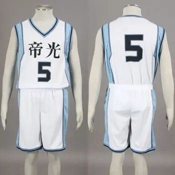 Kuroko no Basuke Kurv TEIKO school basketball passer herre uniformer drenge sport tøj No. 5 Murasakibara Atsushi cosplay kostume