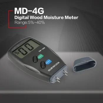 MD-4G 4 Pins Træ fugtighedsmåler Digitalt LCD-Jord Korn Fugt Meter Træ Medidor de umidade vochtmeter konkrete
