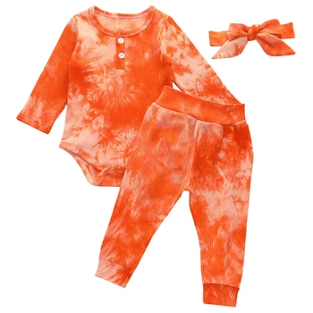2020 Efterår og Vinter Nyfødte Baby Tøj Sparkedragt + Bukser 3stk Passer til Afslappede Spædbarn Tøj Drenge Sæt Baby Piger Tøj 0-3 År