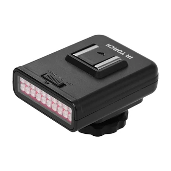 ORDRO LN-3 Studio-IR-LED Lys USB-Genopladelige Infrarød Night Vision Infrarød Illuminator, for DSLR-Kamera Fotografering Belysning
