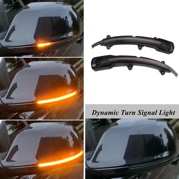 Bil LED Dynamisk blinklys Lys Rearview Side Spejl Lys Indikator Blinker for Audi Q5 SQ5 8R-2008 - 2017 Q7 Facelift 2009-20