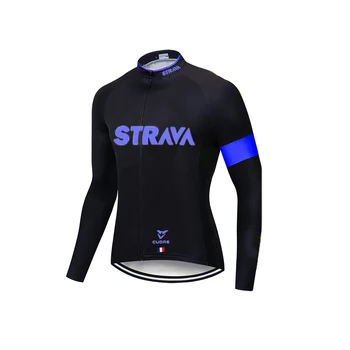 2020 Trøje Pro foråret/efteråret team STRAVA langærmet herre trøje Ropa Ciclismo bike Cykel tøj tøj