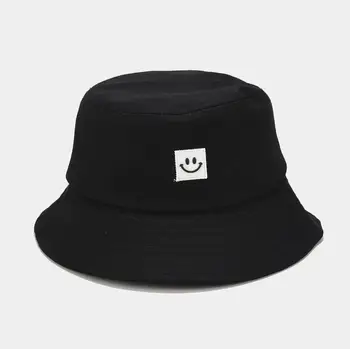 2020 Nye Smil Ansigt Mærket Spand Hatte alle matchende enkle stil Caps Kvinder Mænd bob hat sommer mode solhat