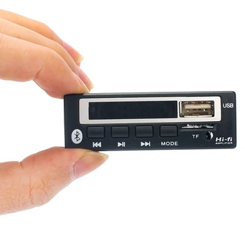 Bluetooth5.0 MP3 WMA WAV-Dekoder yrelsen 5V og 12V Trådløs Lyd Modul Farve tv med USB, TF FM Auto Tilbehør Audio Ændring