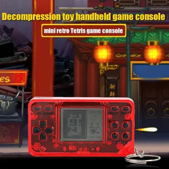 Top Håndholdte Spil Player Classic Retro Vintage Bærbare Konsol Nøglering Tilbehør Til Børn Tetris Spil Konsol