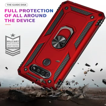 Støtteben Rustning Telefon-etui Til LG K51 K61 Q51 Q61 Military Grade Anti Falde Beskyttende Cover bag cover Til LG Harmoni 4 Stylo 6