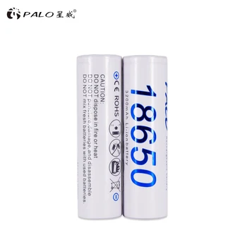 24PCS NYE PALO 18650 3200mAh Genopladeligt batteri 3,7 V INR18650 LI-ion Genopladeligt Batteri 3,7 V