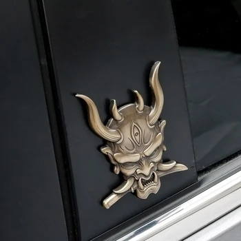 DSYCAR 1stk Metal Kriger Bil Side/Bag/Front Dekorationer Badge Emblem 3D Selvklæbende Navneskilt Klistermærke til Bil