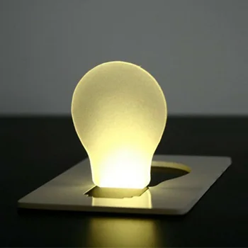 Bærbare Lomme LED Kort Lys Sammenklappelig Nødsituation Nat-Lampe til Udendørs Overlevelse Vandring J99Store