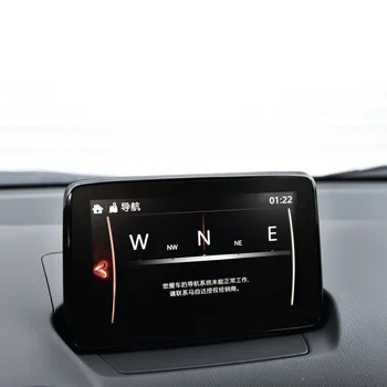 Mazda CX-3 MX-5 2016-2019 7-tommer Navigation Hærdet Glas Film Bil Infotainment Display in-Dash Center Screen Protector