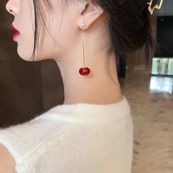 2020 Nye Klassiske Lange Perle Kvast Øreringe Til Kvinde Mode koreanere Kendte Smykker Wedding Party Girl ' s Usædvanlige Øreringe