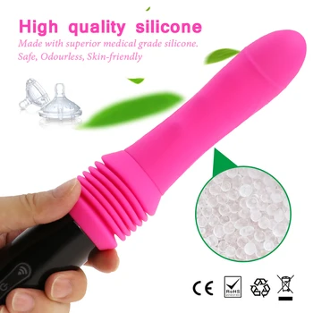 Frådede Dildo Vibrator Automatisk G-spot Vibrator med sugekop Sex Legetøj til Kvinder, Hånd-Fri Sex Sjov Anal Vibrator til Orgasme