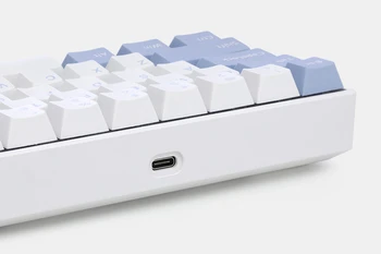 Flesports F12 Polia Skifte Mekanisk Gaming Tastatur i Fuld RGB-Baggrundsbelyst Bluetooth 4.0 Kablede Trådløse LED Computer Tastatur