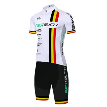 Roupa ciclismo Protouch Pro Team Spanien jumpsuit, der passer mænd Belgien triathlon dragt 20D gel fietskleding conjunto ciclismo masculino